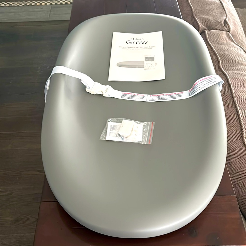 Hatch Grow smart changing pad and scale